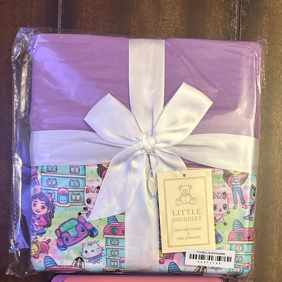 NWT Little Snuggles Gabby’s Dollhouse 3 Layered Bamboo Blanket 50x65 - Picture 4 of 5